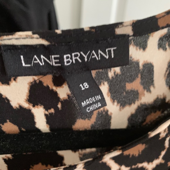 Lane Bryant Ruffle leopard top - Picture 3 of 3